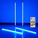 4Pack RGB Color LED Photography and Studio Tube Lighting, Handheld and Battery Powered On Camera Video Lights, Rechargeable and Remote Control for Bedroom Concert Stage Dance Club and DJ