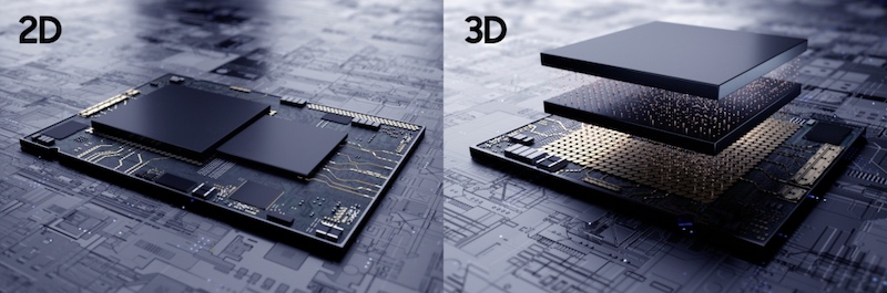 3D IC technology illustration