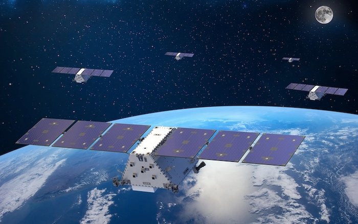 A visual depiction of Lockheed Martin’s satellite constellation