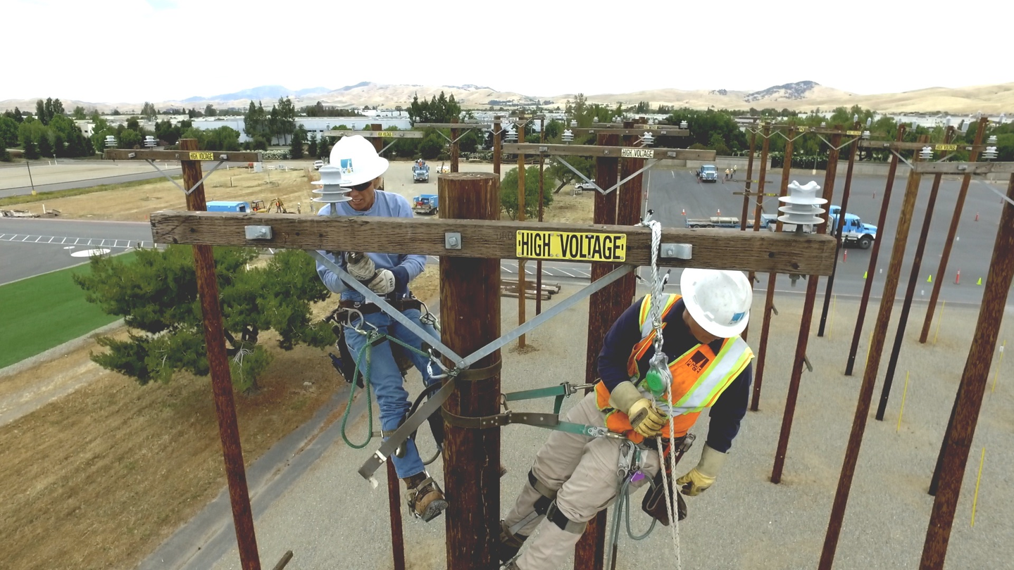 PG&E has strengthened its electric system with stronger poles, covered power lines and targeted undergrounding.